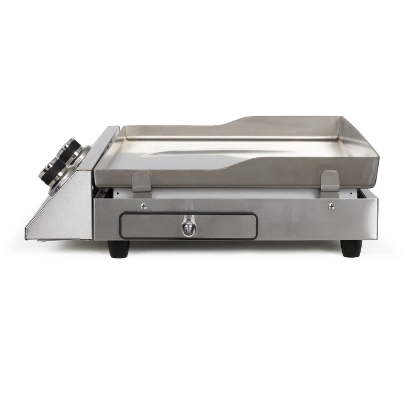 Livoo Plancha Grill Rustfrit Stål med 2 Termostater 96-DOC302  color Sort
