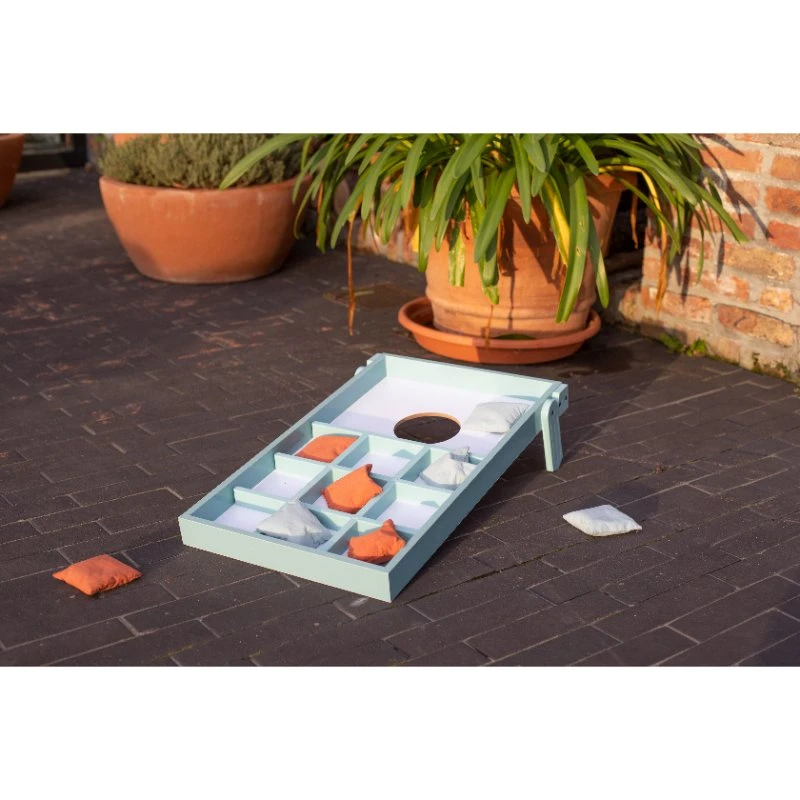 Livoo Bean Bag Game 2-i-1 FSC Træ Havespil 96-JEU002  color Sort