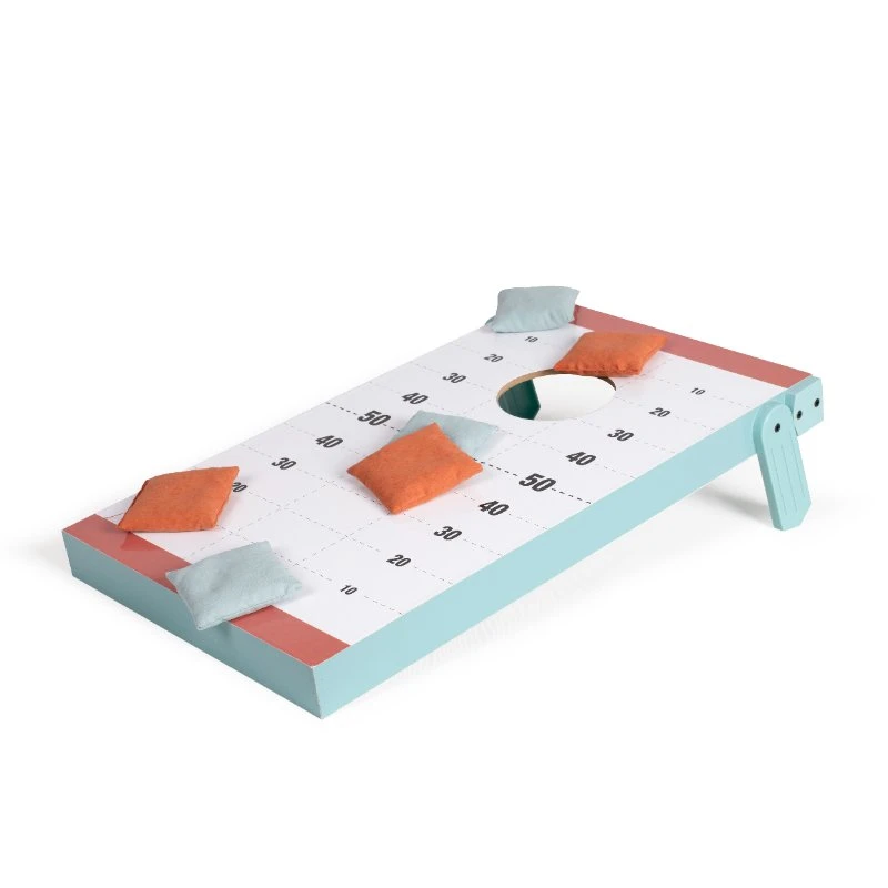 Livoo Bean Bag Game 2-i-1 FSC Træ Havespil 96-JEU002  color Sort