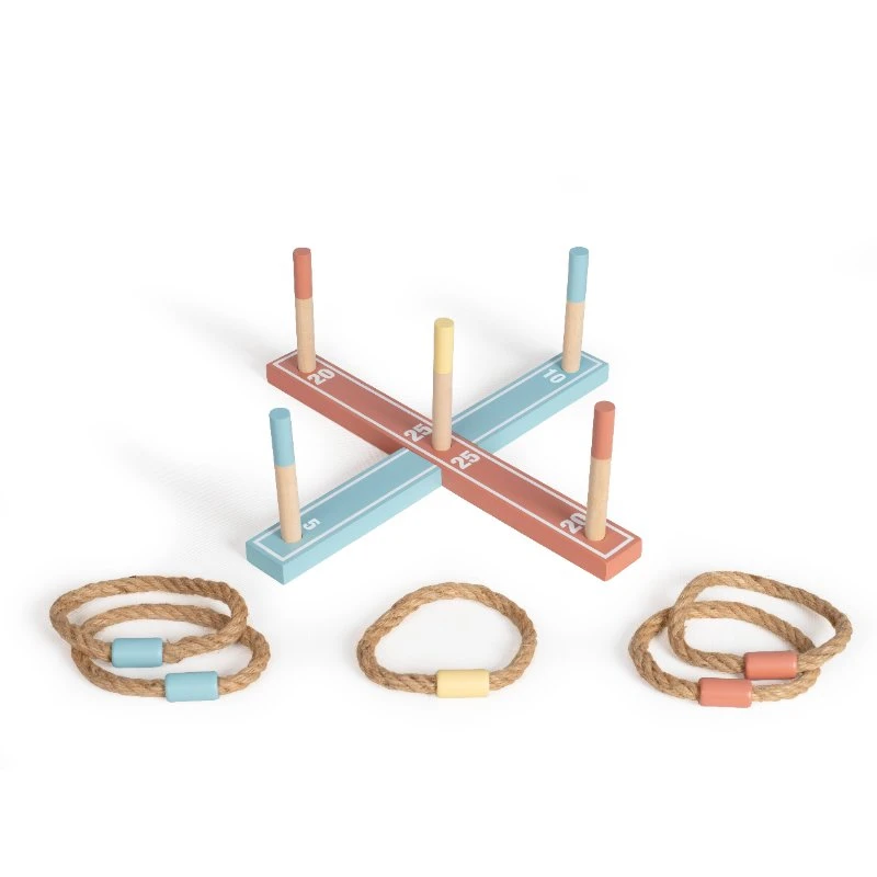 Livoo Ringspil FSC Træ 96-JEU004  color Sort
