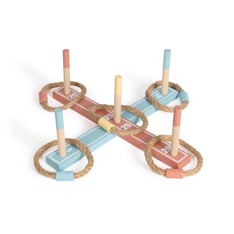 Livoo Ringspil FSC Træ 96-JEU004  color Sort