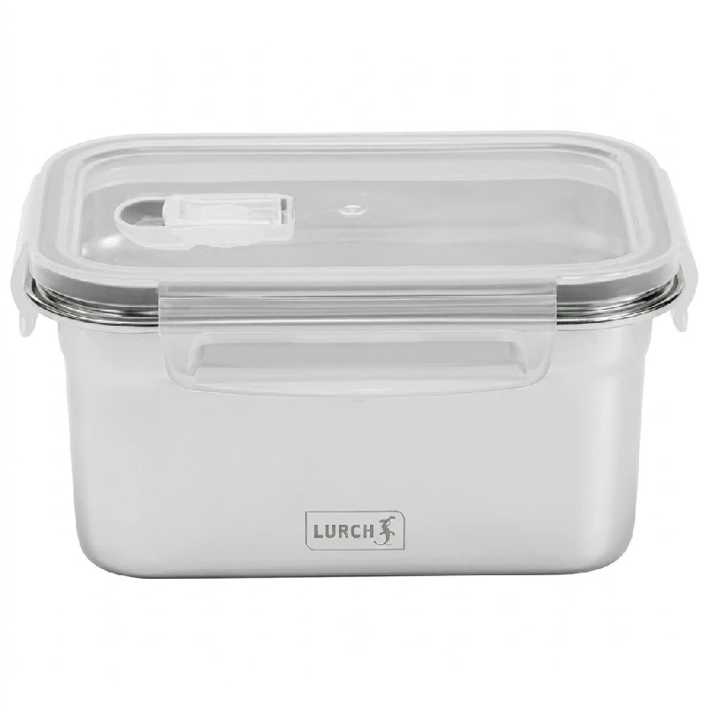 Lurch Madkasse Safety Rustfrit Stål 1L LU240892 by LURch color Sort