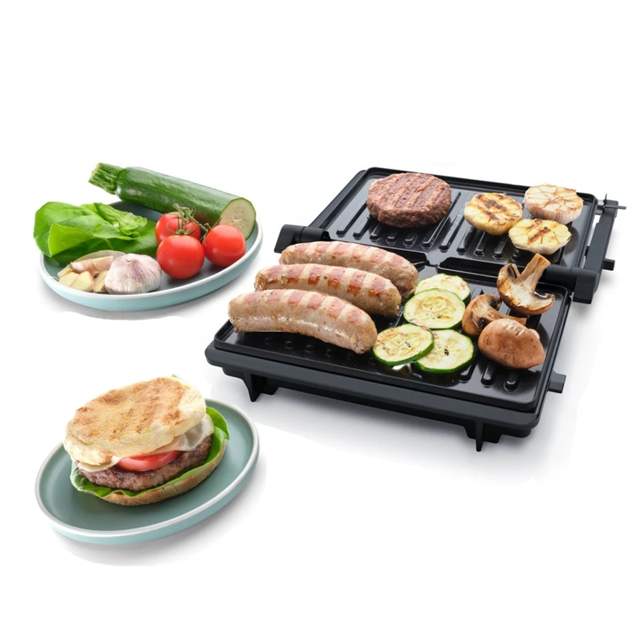 Steba FG10 Grillino Kontaktgrill Sort 28cm STFG10 by Steba color Sort