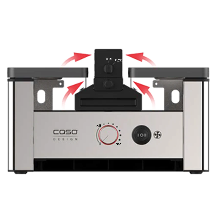 Caso Raclette AirClean til 8 personer CS2831 by CASO color Sort
