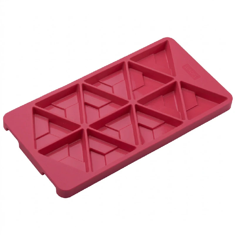 Lurch Chokoladeform Large Silikone Rød 12x23,5cm LU83094 by LURch color Sort