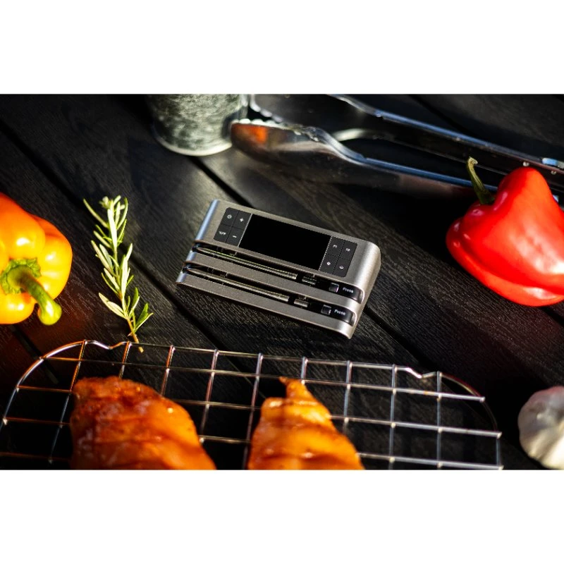 Hâws Trådløst Stegetermometer til Grill med 2 Prober 30-HBWMTP2  color Sort