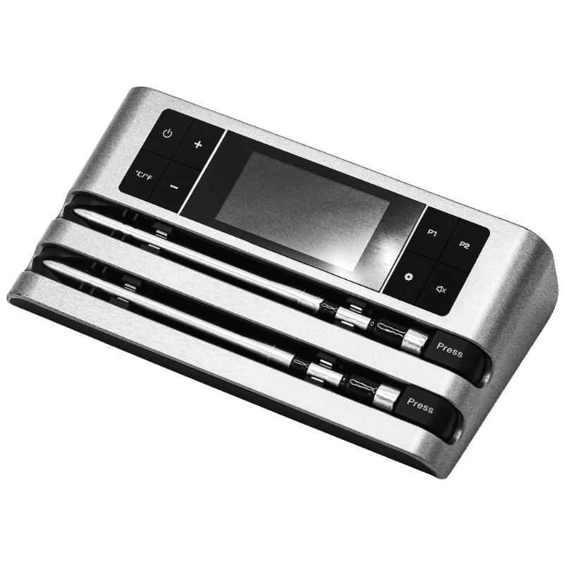 Hâws Trådløst Stegetermometer til Grill med 2 Prober 30-HBWMTP2  color Sort