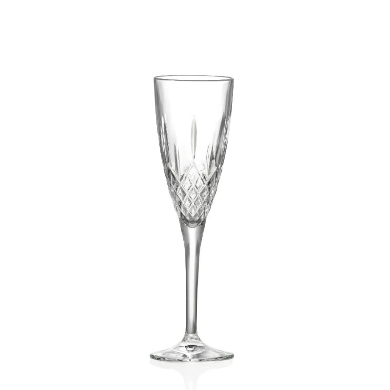 RCR LONDON Champagneflute 15,9 cl 6 stk. 28432020006  color Sort
