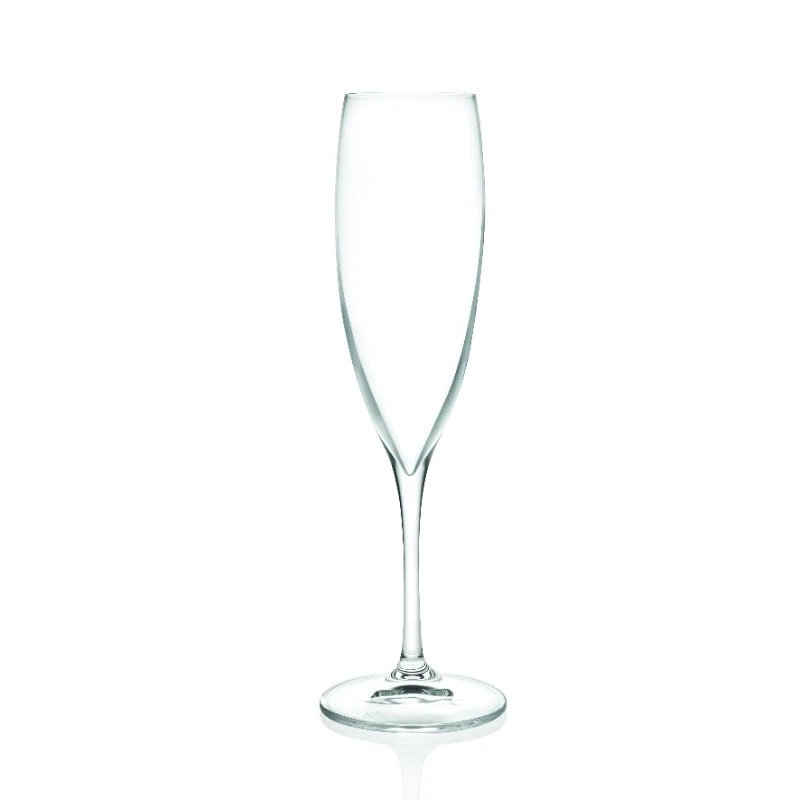 RCR INVINO Champagneflute 24 cl 6 stk. 27610020206  color Sort