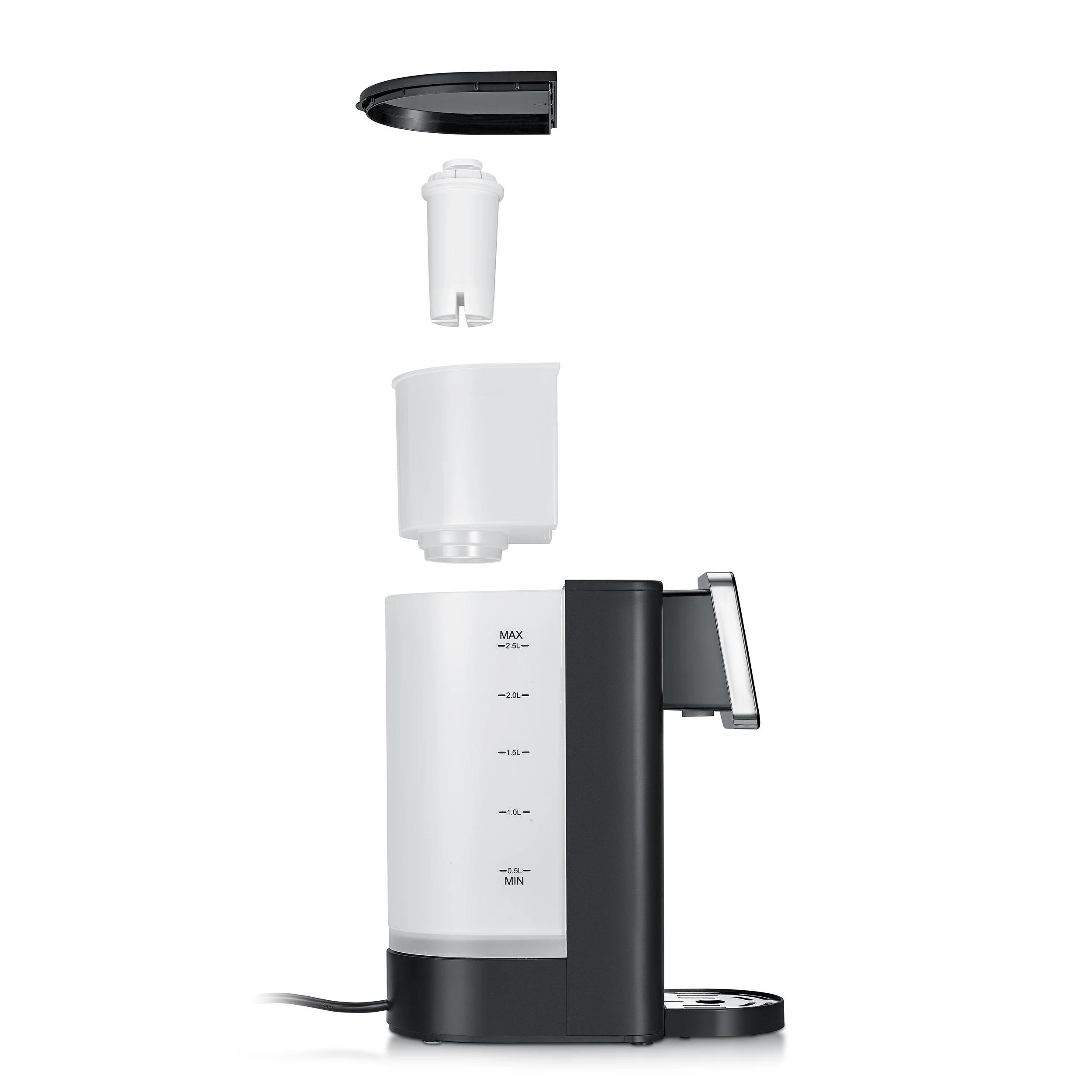 Caso 1896 Varmtvandsdispenser HW616 CS1896 by CASO color Sort