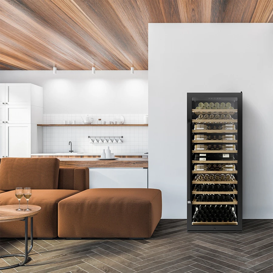 Caso WineSafe 300 Smart Vinkøleskab Sort 805x800x2045mm CS664 by CASO color Sort