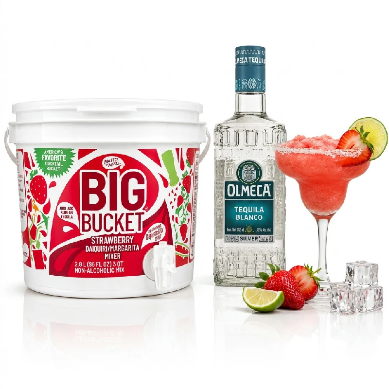 Big Bucket Strawberry Margarita - Drinkspakke Bundle186  color Sort