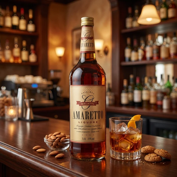 Galatti Amaretto Likør 100cl L-13-300-00  color Sort