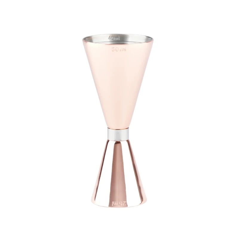 Slim Jigger 25/50ml Kobber med bånd JG0066C  color Sort