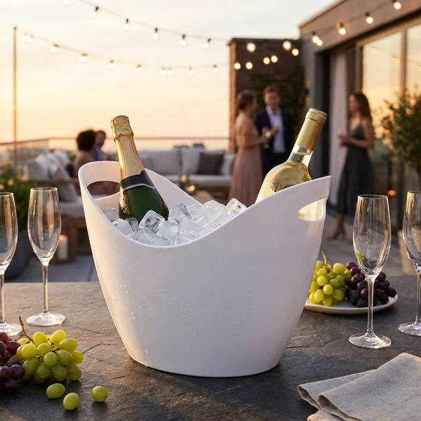 Vinkøler og Champagnekøler Matsort Plast 8L DPP0106MW  color Sort