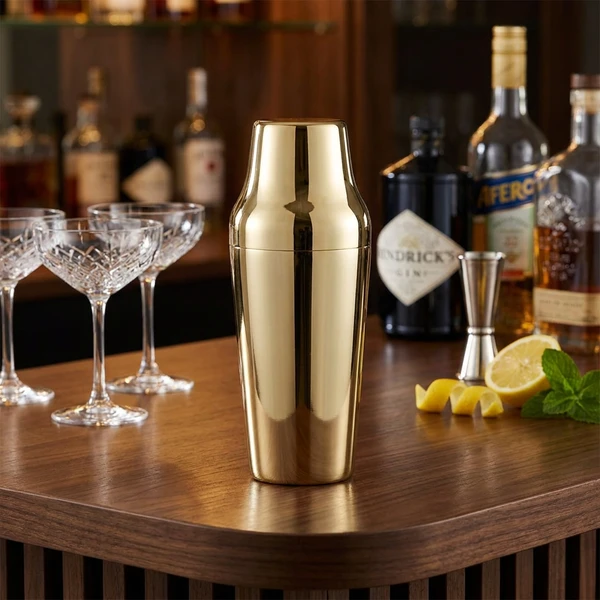Cocktailshaker Guld 850ml Pigalle CS0009G  color Sort