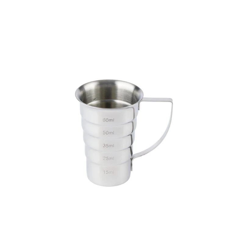 Jigger 6 cl Rustfrit Stål JG0082S  color Sort
