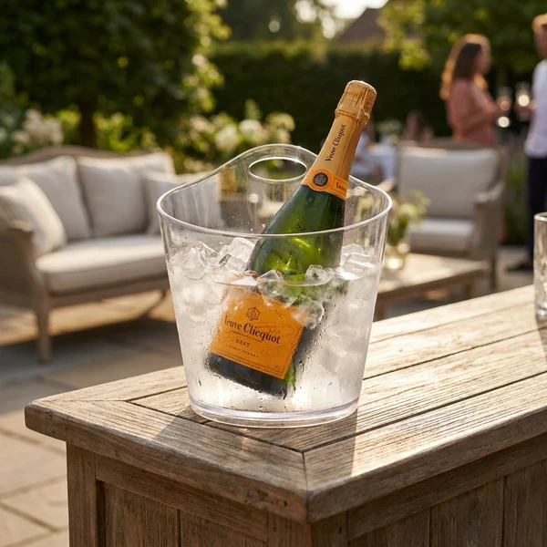 Vinkøler og Champagnekøler Plast Klar 8L DD08211  color Sort