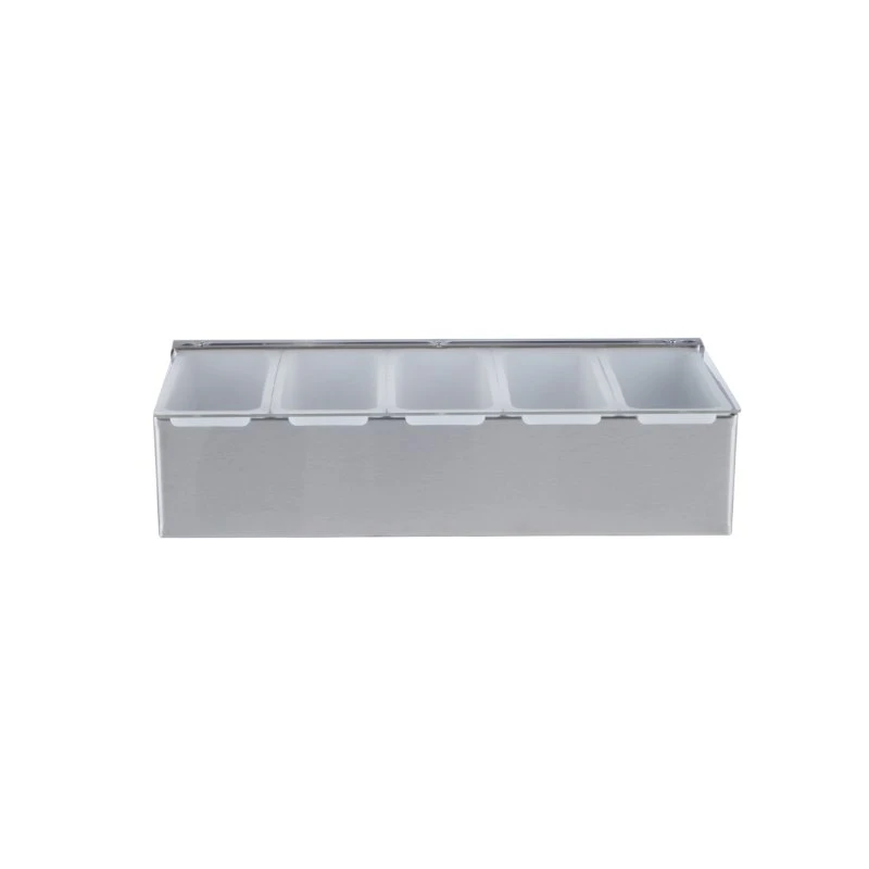 Garnish-station med 5 rum CH5000S  color Sort