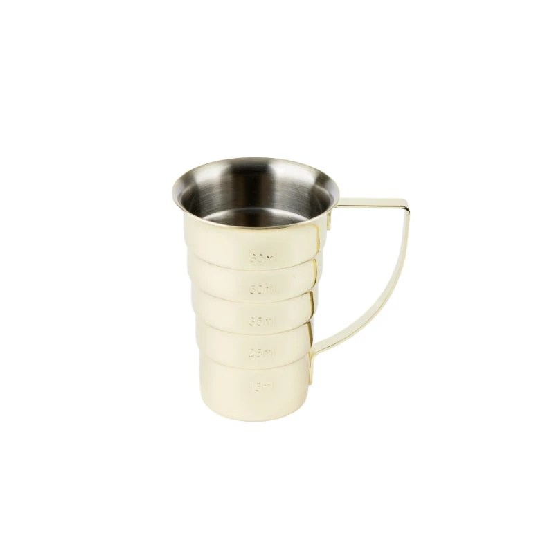 Jigger 6 cl guld finish JG0082G  color Sort
