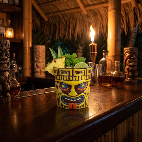 Tiki Krus Pele 43cl Keramik TK10068  color Sort