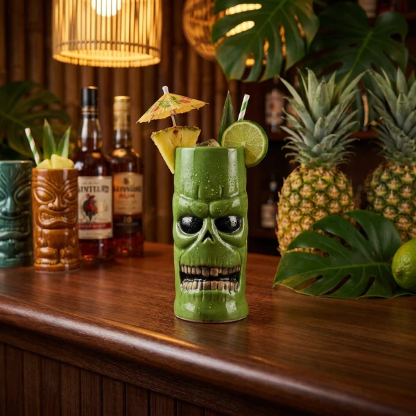 Tiki Krus Keramik 390ml TK10067  color Sort