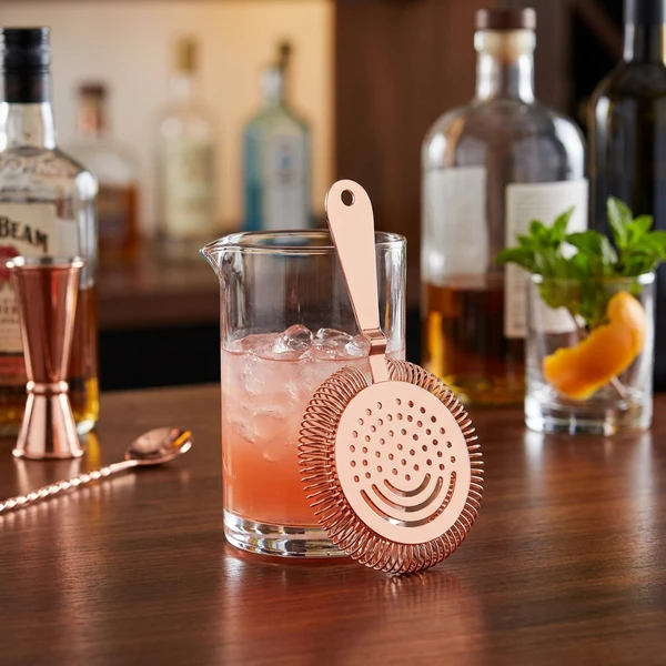 Cocktail Si 18,5x9,5cm kobber ST0030C  color Sort