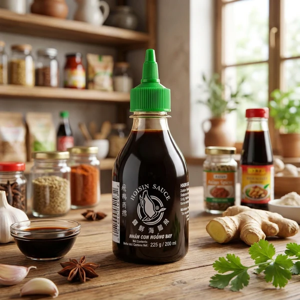 Flying Goose Hoisinsauce 20 cl 336262  color Sort