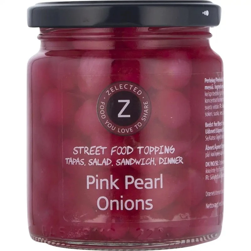 Pink Pearl Onions 240g Zelected 70088  color Sort