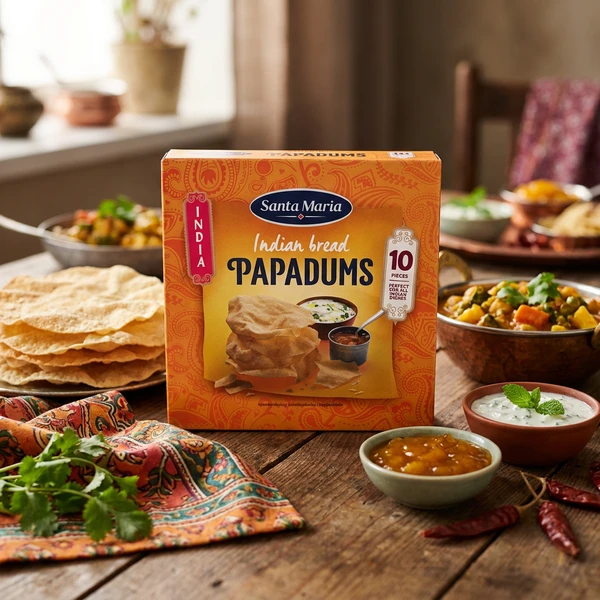 Pappadums m/Chili 209340 by SANTA M color Sort
