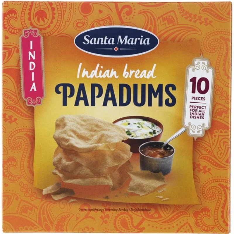 Pappadums m/Chili 209340 by SANTA M color Sort