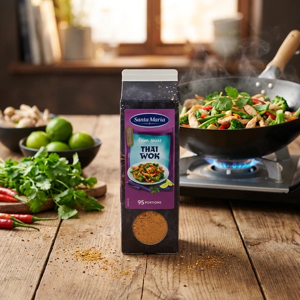 Krydderimix Thai Wok Spice 269015 by SANTA M color Sort