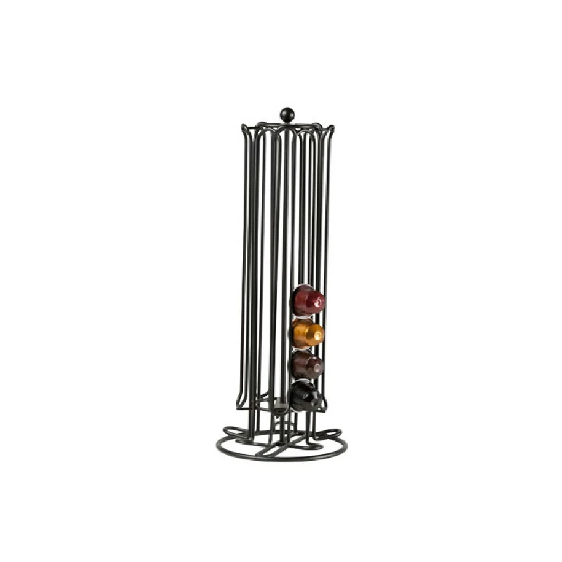 Kapselholder Drejelig Sort Metal 33,3cm 51990000 by COSY & TRENDY color Sort