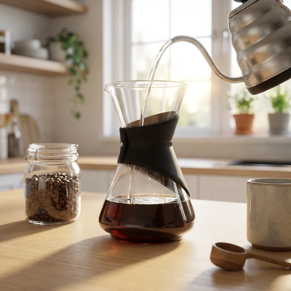 Kaffebrygger Pour-Over Glas 19cm 664180000  color Sort