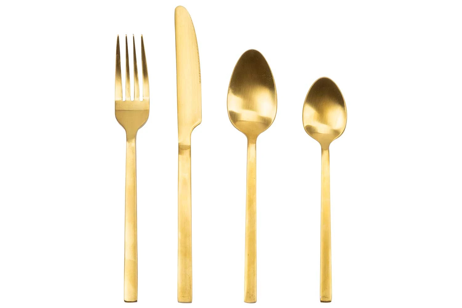 Bestiksæt guld 24 dele i rustfrit stål 9144237 by COSY & TRENDY color Sort