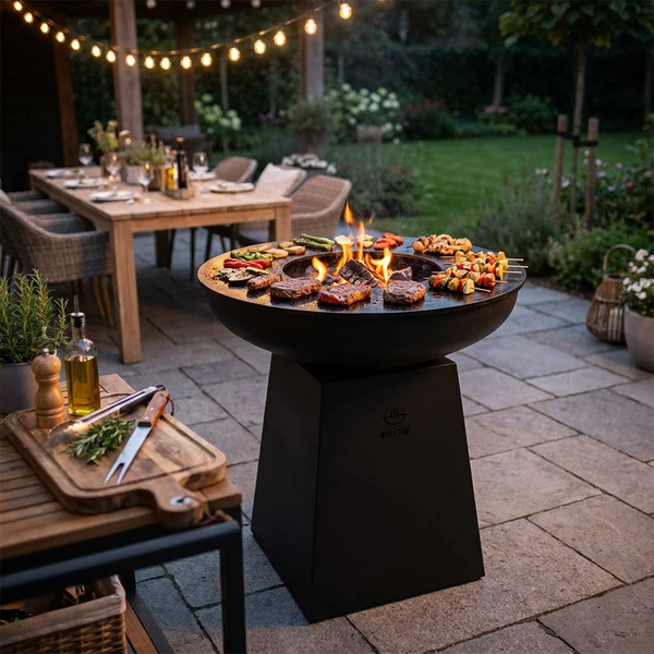 Original Grill i Sort Cortenstål 3165122 by COSY & TRENDY color Sort