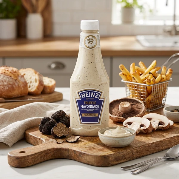 Heinz Trøffelmayo M. sommertrøffel & svampe 875 ml 337316  color Sort