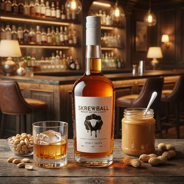 Skrewball Peanut Butter Whiskey 70 cl L-00-207-00  color Sort