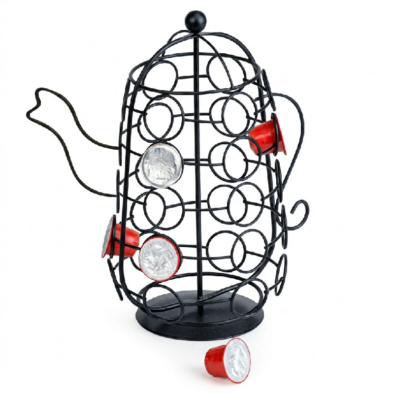 BarLife 2026 Kapselholder til 30 kapsler Metal H26cm 1120418 by COSY & TRENDY color Sort