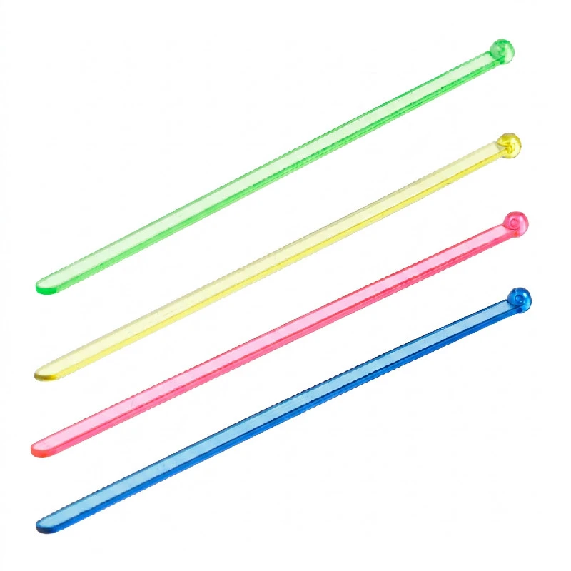 Drinkspinde Plast Assorteret 16,5cm 20 stk HNC0191B by COSY & TRENDY color Sort