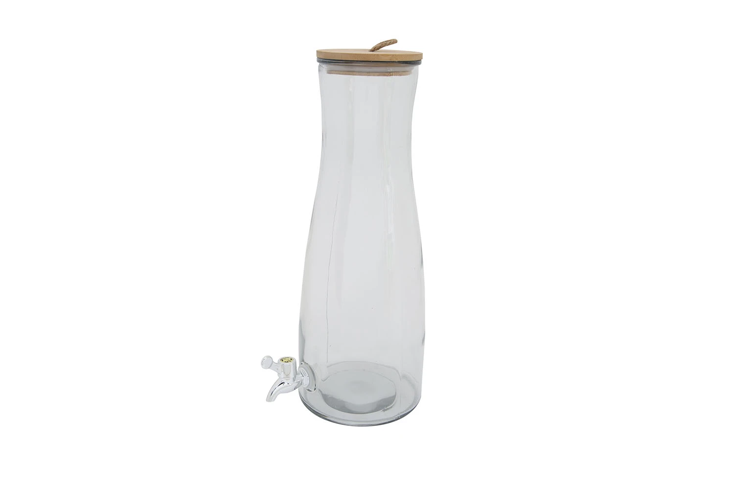 Juicedispenser med Trælåg Glas 42 cm 4101181 by COSY & TRENDY color Sort