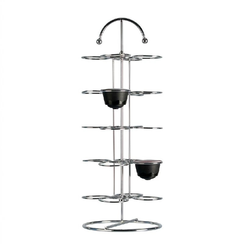 Kapselholder til 20 kapsler Metal H33cm 596094 by COSY & TRENDY color Sort