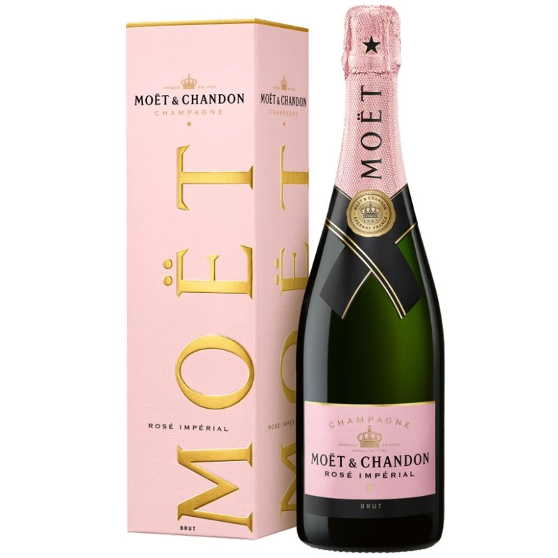 Moët & Chandon Champagne Rosé Impérial FL 75 (Giftbox) 30041  color Sort