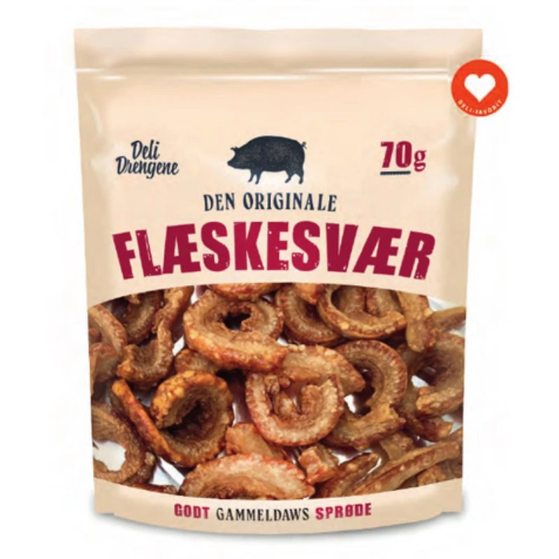 Den originale flæskesvær 70 g 84567  color Sort
