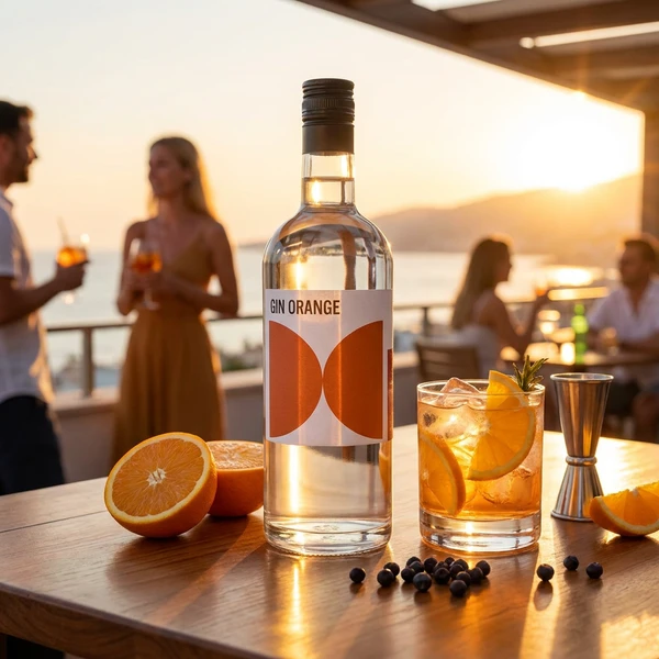 The Dane Gin Orange 70 cl 1010907  color Sort