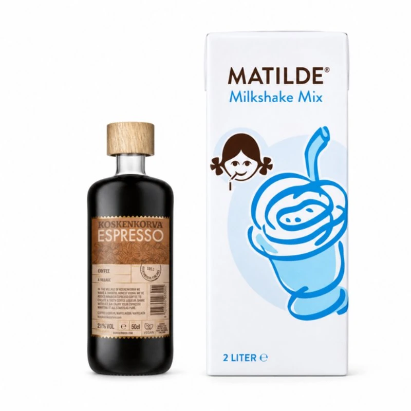 Iced Coffee - Slush ice drinkspakke Bundle190  color Sort