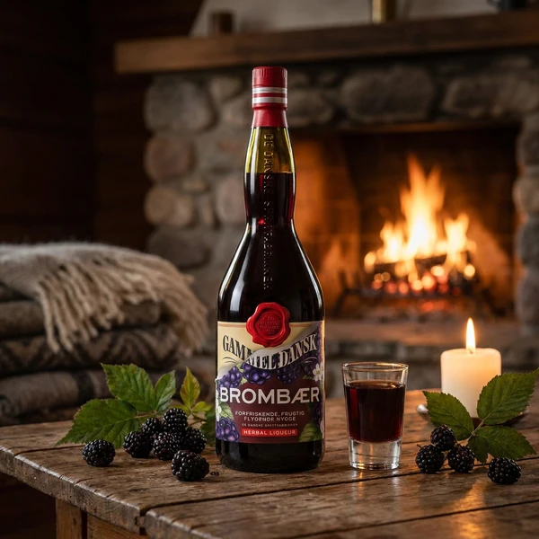 Gammel Dansk Brombær Bitter 70 cl 1044353  color Sort
