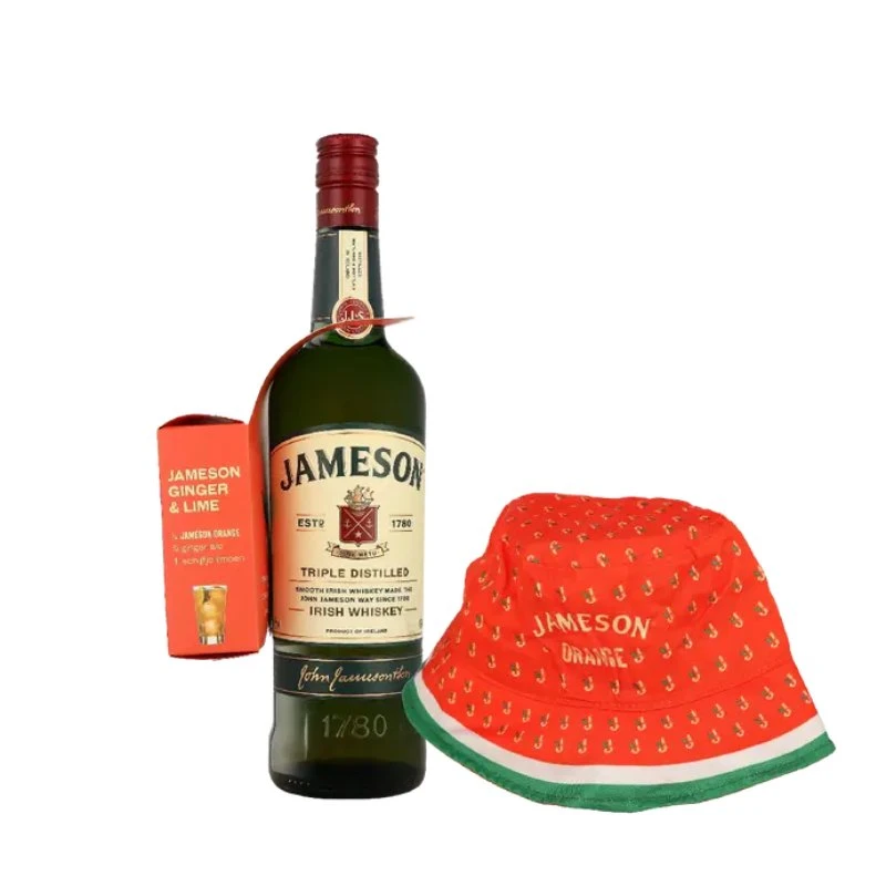 Jameson Whiskey m. Bøllehat FL 70 L-01-017-00  color Sort