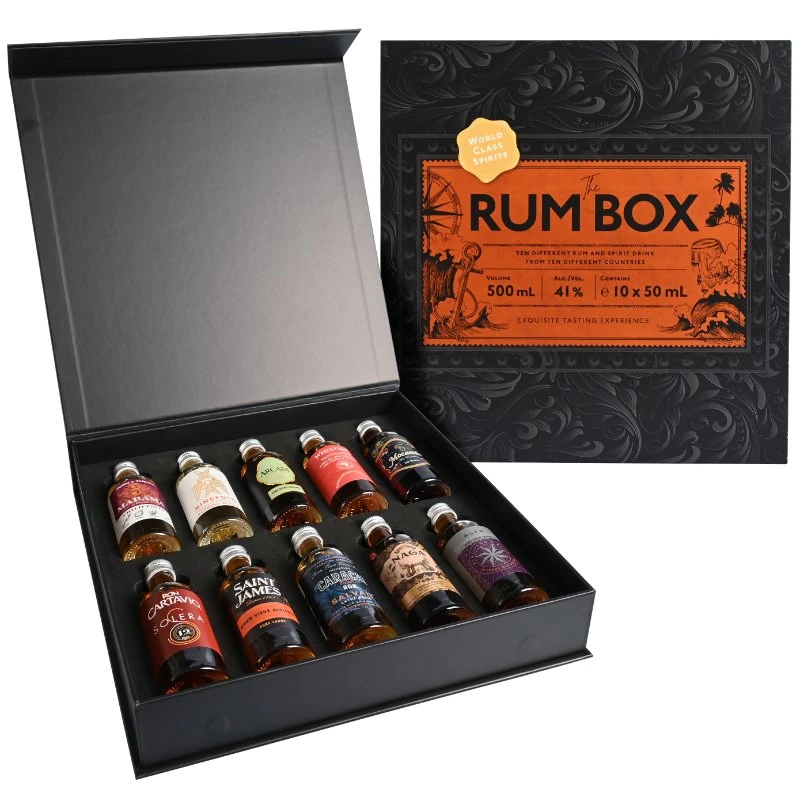 The Rum Box Yellow Edition 10 x 0,05 ltr. Rombox50 by The Rumbox color Sort