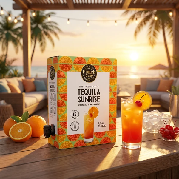 Punch Club Tequila Sunrise Cockail BiB 150 cl 1011706  color Sort